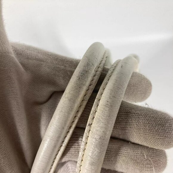 CHANEL Executive CC Shoulder Bag Tote Bag Caviar Leather White/SilverHardware - Picture 5 of 14